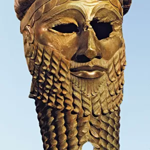 Bust of king Sargon of Akkad, Nineveh, c. 2300 BC (bronze)