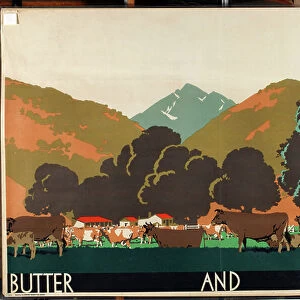 Butter and Cheese, from the series Buy New Zealand Produce [6319386] (colour litho)