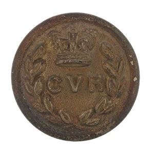 Button, Calcutta Volunteer Rifles, pre-1901 (brass)