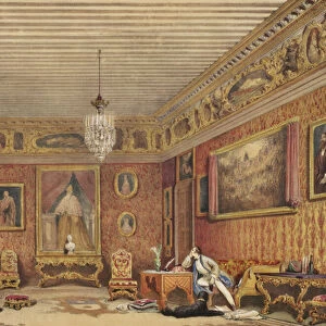 Byrons Room in Palazzo Mocenigo, Venice (w / c on paper)