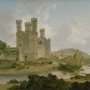 Caernarvon Castle, 1792 (oil on canvas)