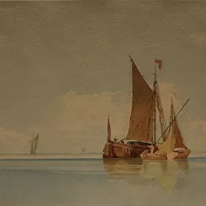 A Calm, date unknown (watercolour and pencil on paper)