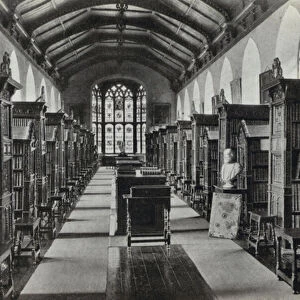 Cambridge: The Library, St Johns College (b / w photo)