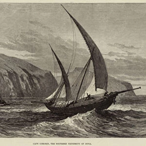 Cape Comorin, the Southern Extremity of India (engraving)
