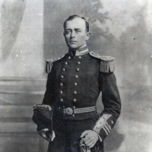 Captain Robert Falcon Scott (b / w photo)