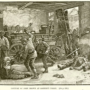Capture of John Brown at Harpers Ferry (engraving)