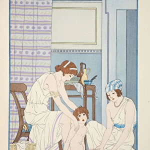 Care of Infants, illustration from The Works of Hippocrates