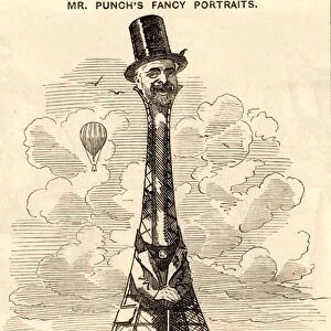 Caricature of Gustave Eiffel