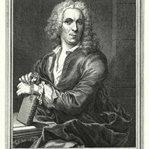 Carl Linnaeus, Swedish botanist and zoologist (engraving)