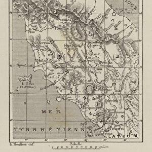 Carte de l Etrurie (engraving)