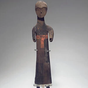 Carved figure of an attendant, 475-221 BC (wood)