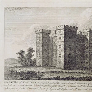The Castle of Kanturk, County Cork, Ireland in the 1800s, from Scenery and Antiquities