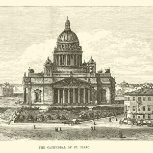 The Cathedral of St Isaac (engraving)