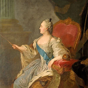 Catherine the Great, 1763 (oil on canvas)