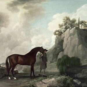 Cato and Groom (oil on canvas)