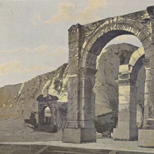 Cavaillon, Arc de triomphe romain (colour photo)