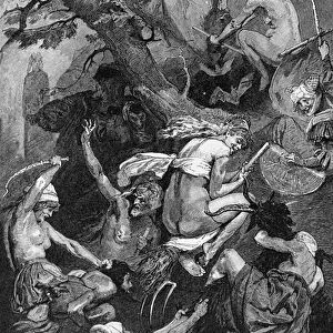 celebration of the Night of Walpurgis, by witches on a Sabbath