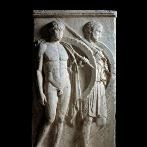 Chairedemos and Lykeas, two hoplites Killed During the Peloponnesian War. c