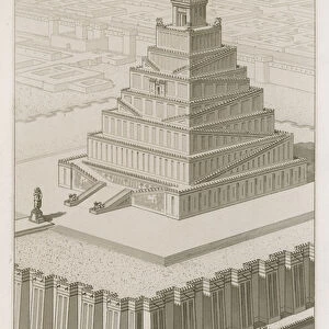 Chaldaean Temple (engraving)