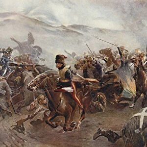 The Charge of the Light Brigade at the Battle of Balaclava on 25th October, 1854