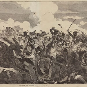Charge of Light Cavalry, at Balaclava (engraving)