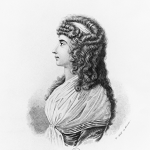 Charlotte von Stein, born von Schardt, late 18th century-early 19th century, engraved by G