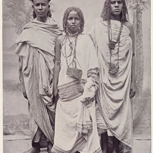 Chicago Worlds Fair, 1893: Soudanese Girls (b / w photo)