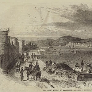 The Chief Street of Buyukdere (engraving)