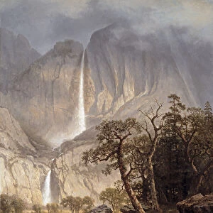 Cho-looke, the Yosemite Fall, 1864 (oil on canvas)