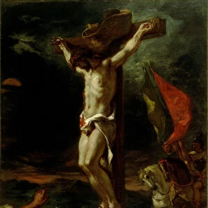 Christ on the Cross, 1846 (oil on canvas)