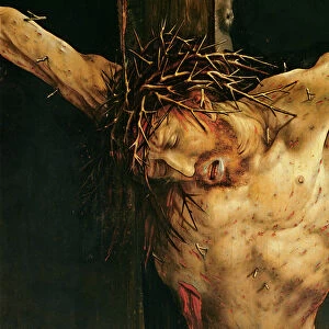 Christ on the Cross, detail from the central Crucifixion panel of the Isenheim Altarpiece, c