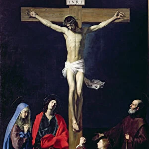 Christ on the Cross with the Virgin, Mary Magdalene, St. John and St. Francis of Paola