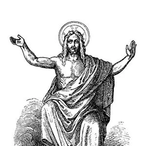 Christ, from the Last Judgement, by Peter von Cornelius