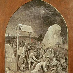 Christ on the Road to Calvary, from the Temptation of St. Anthony triptych (outside of left panel)