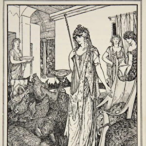 Circe sends the Swine (The Companions of Ulysses) to the Styes