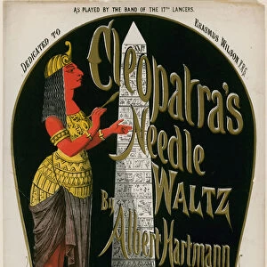 Cleopatras Needle Waltz (colour litho)