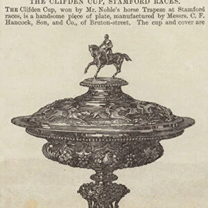 The Clifden Cup, Stamford Races (engraving)