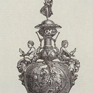 The Clifden Cup, won at the Stamford Races (engraving)