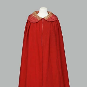 Cloak, Cheshire, 1800-20 (wool & silk)