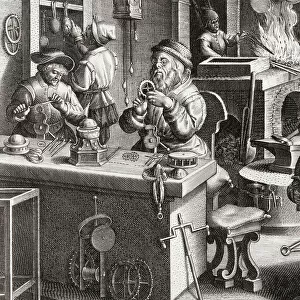 Clock makers in Holland in the late 16th century