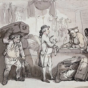 The Coach Booking Office: Thomas Rowlandson and Henry Wigstead Booking Their Passage