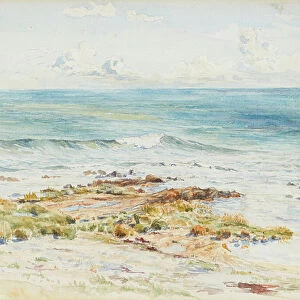 Coastal Landscape (pencil and watercolour)