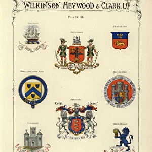 Coats of arms of British towns and cities (chromolitho)