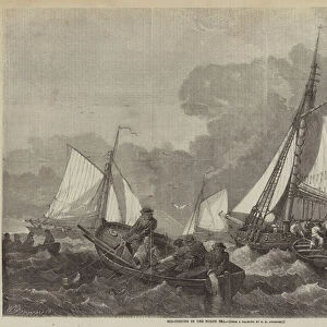 Cod-Fishing in the North Sea (engraving)