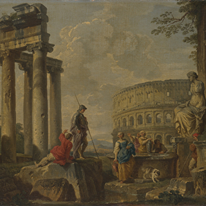 The Coliseum amongst Roman Ruins, c. 1730 (oil on canvas)