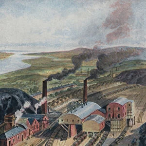 Colliery (colour litho)