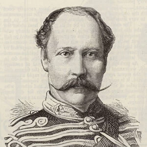 Colonel Christopher H Barnes, RHA (engraving)