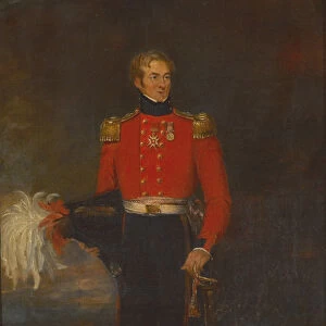 Colonel Sir Richard Llewellyn, 28th Regiment of Foot, 1835 circa (oil on canvas)