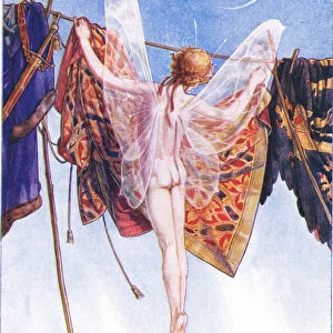 "Come hang them on the line", illustration from The Tempest