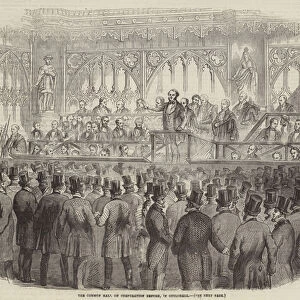 The Common Hall on Corporation Reform, in Guildhall (engraving)